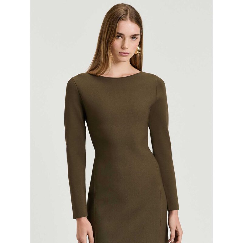 Veronika Maine Milano Long Sleeve Pencil Dress image number 3